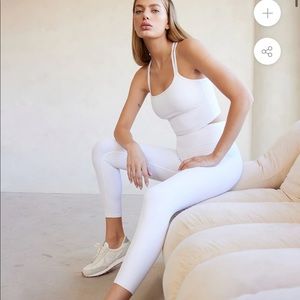 SET Carbon38 Ribbed 7/8 Legging and Cami